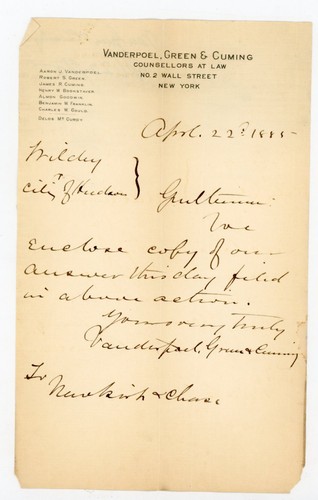 1888 wall street law firm - 1888,
