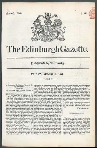 Edinburgh gazette 5668 6 - gazette, 8/6