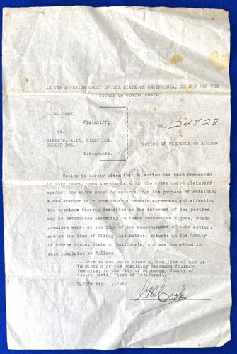 Vintage 1942 notice - 1942,
