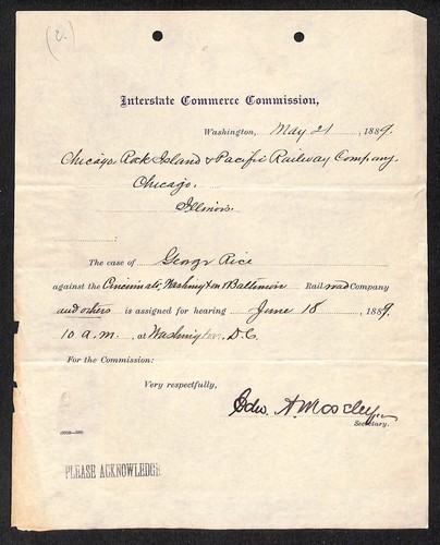 Interstate commerce commission - commerce,