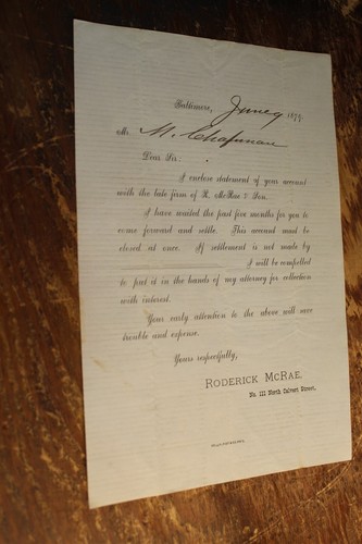 Roderick mcrae 1879 printed - roderick,