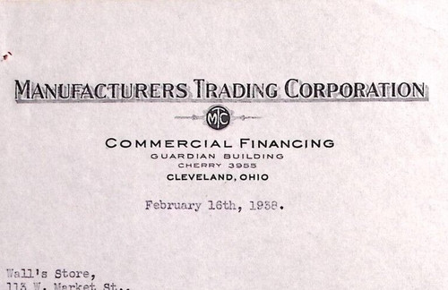 1938 manufacturers trading - 1938,