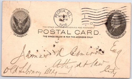 Vintage peoria 1906 chicago - 1906,