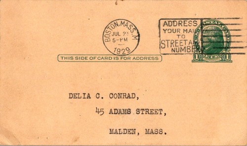 1929 boston postcard legal - ma,