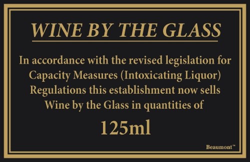 Wine the glass 125ml - by, law